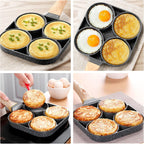 4-Hole Nonstick Iron Frying Pan +FREE GIFT!