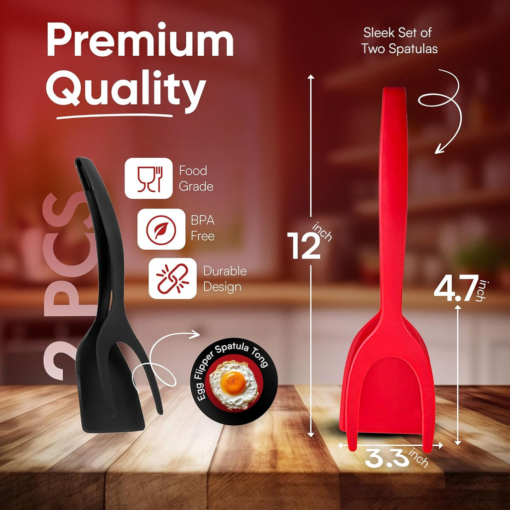 2PC 2-in-1 Egglock™ Spatula - Perfect Eggs Every Time! (+Free Gift)