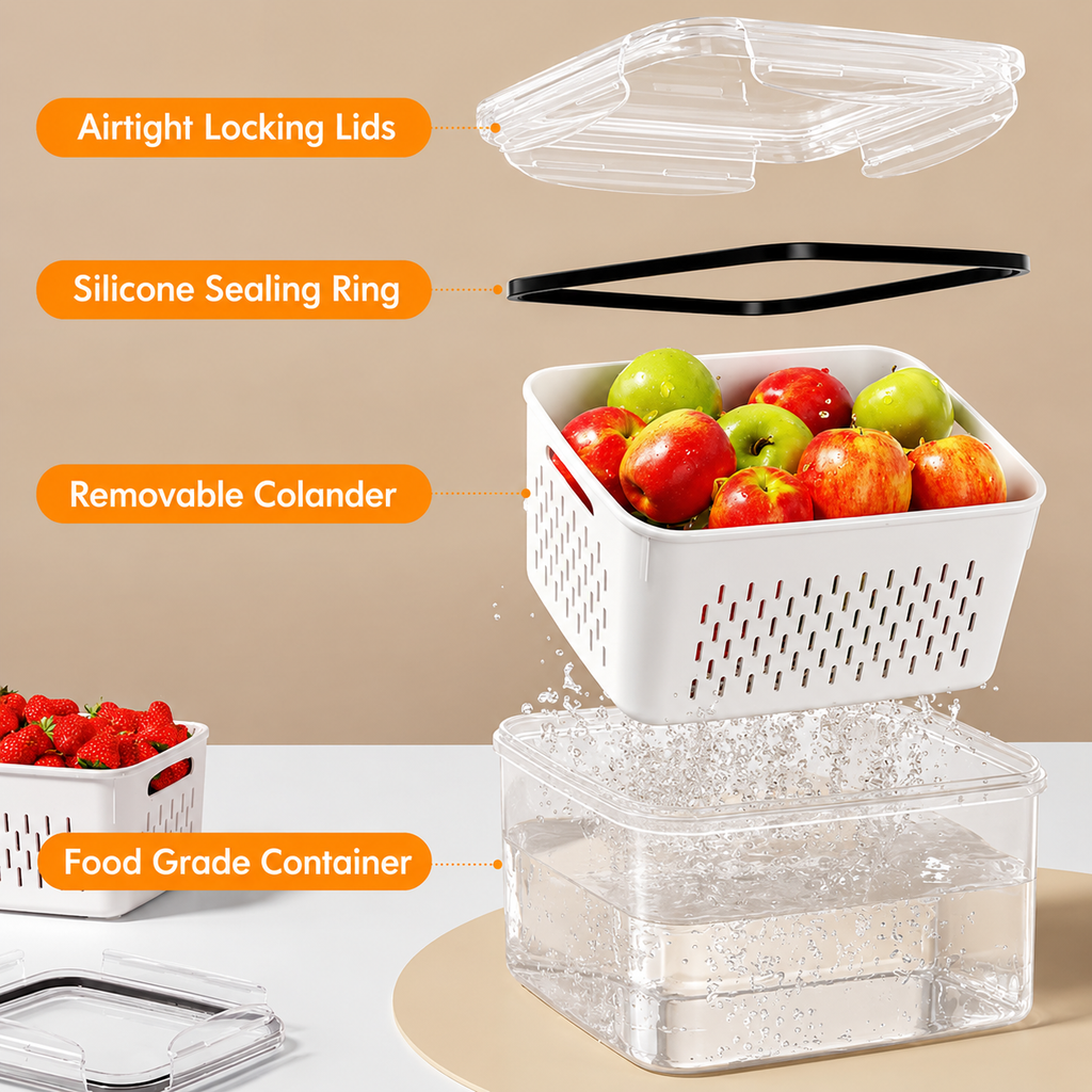Fruit Drainage Container