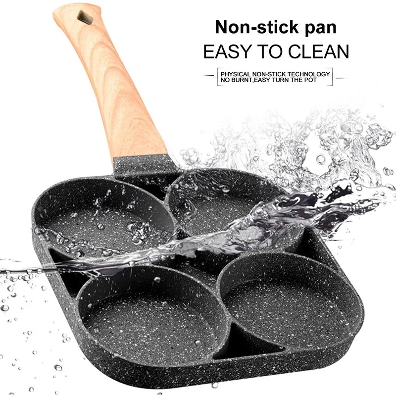 4-Hole Nonstick Iron Frying Pan +FREE GIFT!