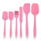 6-Pcs Silicone Spatula Set