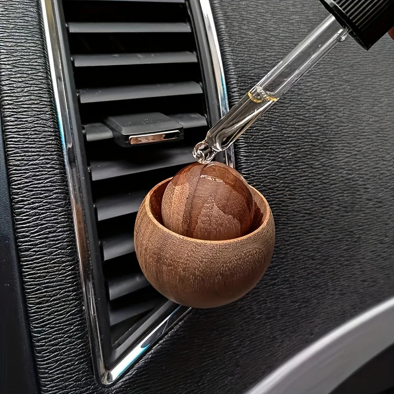 Wooden Car Mini Cute Natural Fragrance Diffuser