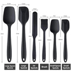 6-Pcs Silicone Spatula Set