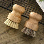 2-Pcs Set Kitchen Wooden Scrubber