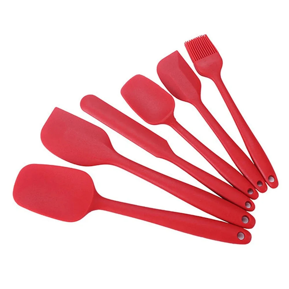6-Pcs Silicone Spatula Set