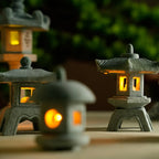 Mini Pagoda Lantern Light Garden Statue