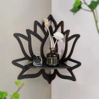 Wooden Lotus Hollow Shelf