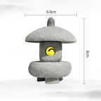 Mini Pagoda Lantern Light Garden Statue
