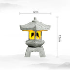 Mini Pagoda Lantern Light Garden Statue
