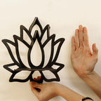 Wooden Lotus Hollow Shelf