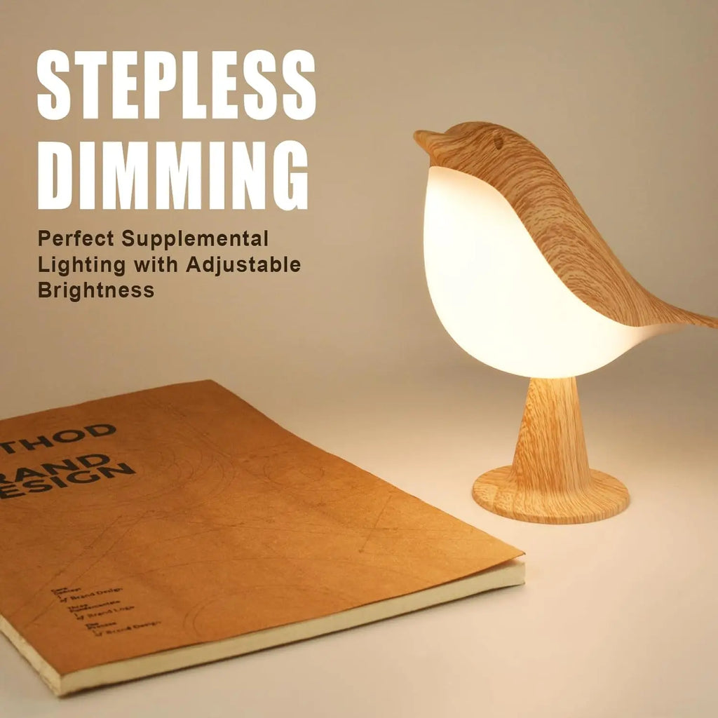 LED Touch-Control Bird Lamp