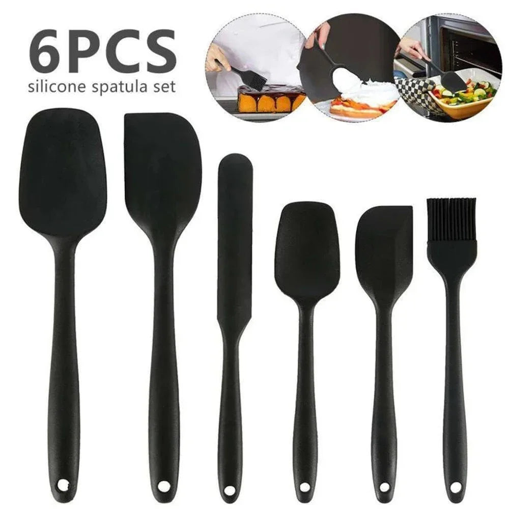 6-Pcs Silicone Spatula Set