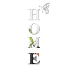 Home Logo 3D Wall Mirror