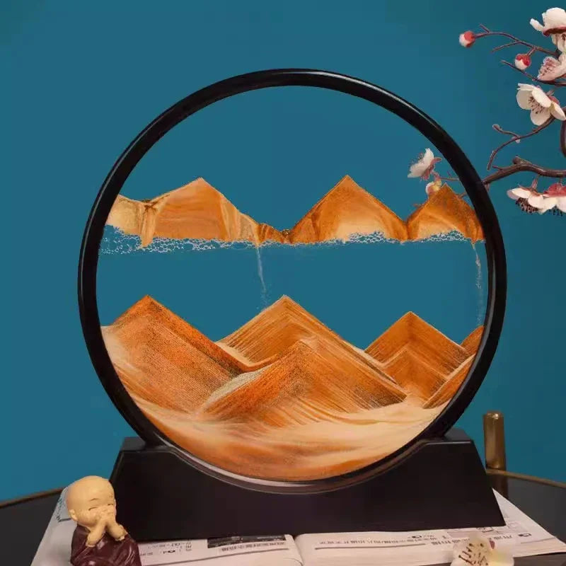 Moving Sandscape Hourglass