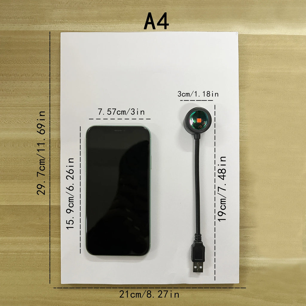 Sunset Projection LED Lamp